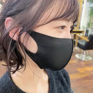 ミディアム カラー 韓国ヘア /男女❄️ 細江 美紅のヘアスタイル