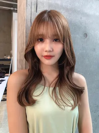 ロング SALOWIN原宿AROA店所属・顔まわり神カット✂︎ 齋藤雄大【表参道】のヘアスタイル