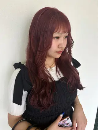 ロング SOYONなんば所属・難波/ハイトーン特化 🎀MIU🎀のヘアスタイル