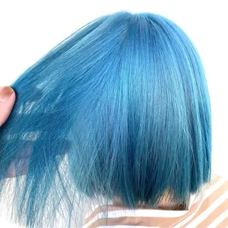 ショート カラー RAIA💎ケア ブリーチ&パーマ💎のヘアスタイル