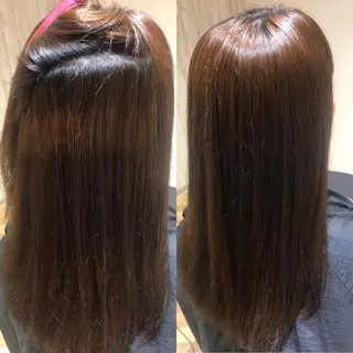縮毛矯正専門 美容師のヘアスタイル