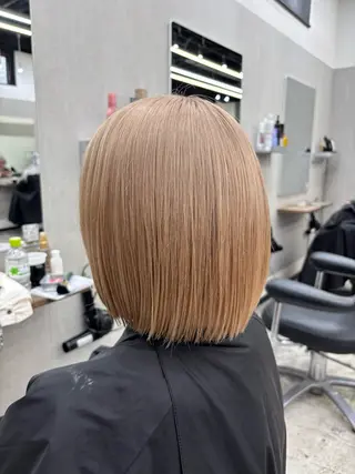 ミディアム 🌈ハイトーンカラー ⋆˚ʚɞにいな🌈のヘアスタイル