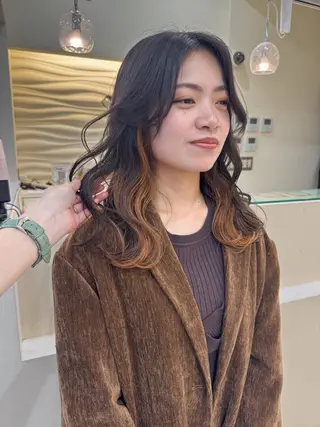 ミディアム カラー Seeknext // Rukaのヘアスタイル