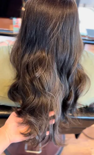 ロング カラー たにぐち ななはのヘアスタイル