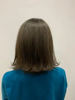 ミディアム カラー 白髪女性専門店竹内 涼乃のヘアスタイル