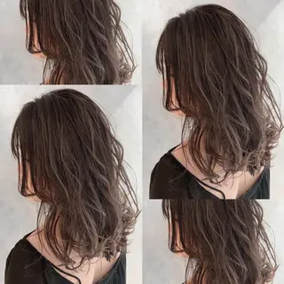 ミディアム ANDO HIKARIのヘアスタイル