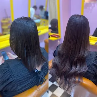 ミディアム チビ編み込みエクステ どぅ〜す/YUIのヘアスタイル