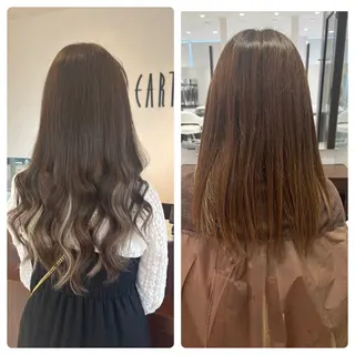 セミロング EARTH長岡 🌼渡辺まい🌼のヘアスタイル
