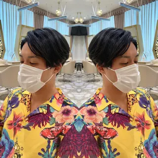 ショート カラー パーマ ヘアアレンジ メンズ キッズ ネイル マツエク・マツパ アイブロウ 《褒められる》 透明感カラー/小嶋のヘアスタイル