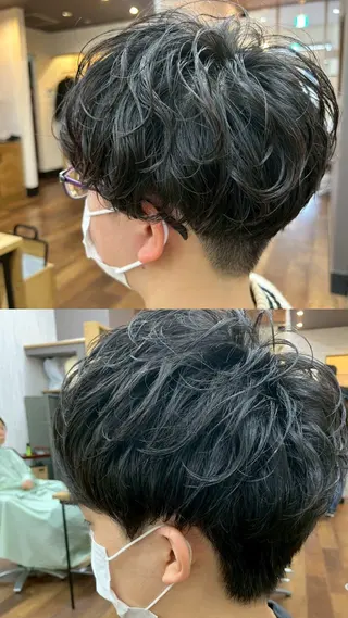 メンズ 岡山 嵐のヘアスタイル