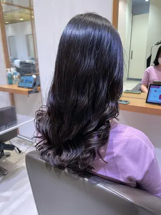 ロング パーマ ARMONY秋山輝也 コテ巻き風パーマ特化のヘアスタイル