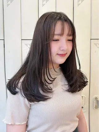 ロング 梅田/透明感カラー ボブレイヤーきょうかのヘアスタイル