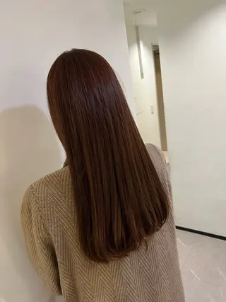 ロング GARTE所属・巻ける縮毛矯正 艶カラー/れむのヘアスタイル