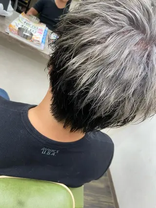 ショート カラー メンズ レオ所属・仁和山 晃のヘアスタイル
