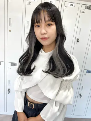 ロング カラー 流行りのレイヤーカッ ト得意💖akariのヘアスタイル