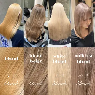 ロング カラー 【派手を感じさせない ハイトーン】/倉持のヘアスタイル