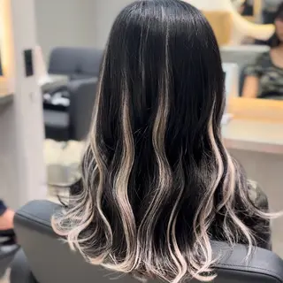 セミロング カラー lapis マリナのヘアスタイル