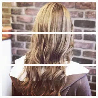 ロング カラー パーマ ✖️リーアキト LEEAKITO✖️のヘアスタイル