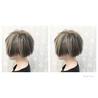 カラー ササキ トモシのヘアスタイル