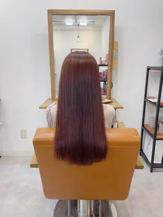 ロング モデル募集中lore 中村かれんのヘアスタイル