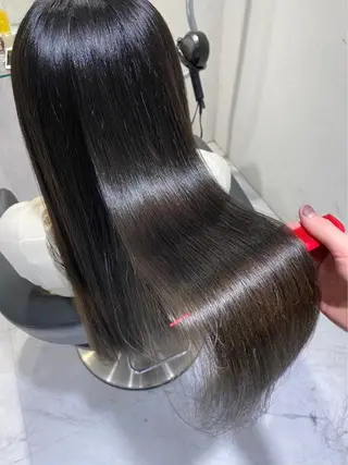 セミロング カラー メンズ キッズ 💎髪質改善縮毛矯正 SHU💎のヘアスタイル