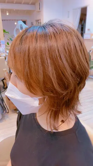 ミディアム 林 エリのヘアスタイル