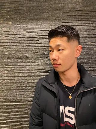 ショート ヒロ銀座所属・牧 颯斗のヘアスタイル