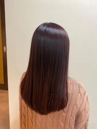 セミロング 水谷 菜央のヘアスタイル