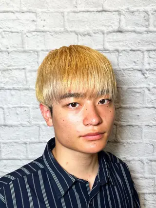 ショート カラー ヘアアレンジ メンズ メンズカット/パーマ 山崎航平💈のヘアスタイル