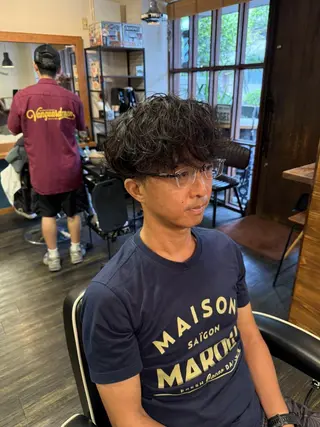 パーマ メンズ 早稲田/メンズパーマ /カラー/松井聖虎のヘアスタイル