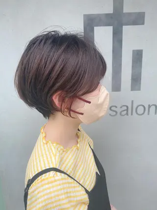 ショート カラー lmu by if所属・久保 亮太のヘアスタイル