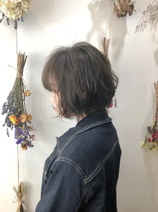 ショート 東梅田エリアカラー ヘアセットNo. 1のヘアスタイル