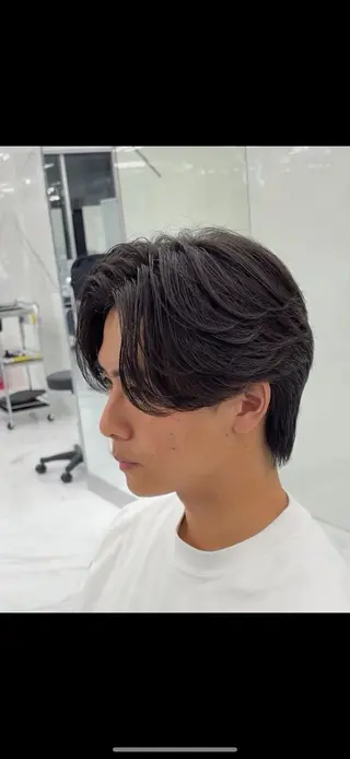 パーマ メンズ 中平 歩のヘアスタイル