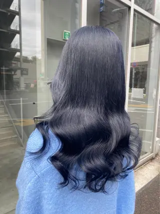 ロング カラー ブリーチなし暖色 💗AKARI💗のヘアスタイル