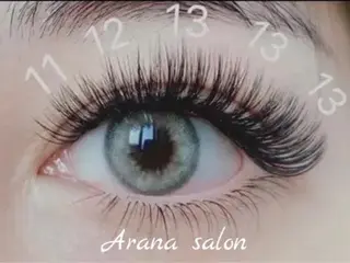 マツエク・マツパ Aranasalon 上野店2のマツエク・マツパデザイン