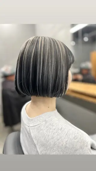 ショート カラー N/デザインカラー 🌿ナギのヘアスタイル