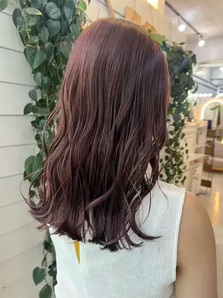 カラー YUI ハイトーンカラーのヘアスタイル