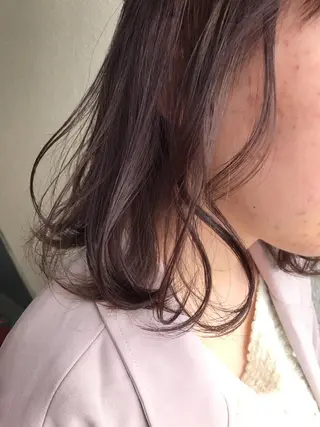 ミディアム カラー 清水　ちひろ ✄トップスタイリストのヘアスタイル