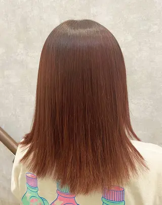 セミロング 柔らか透明感カラー/ アレンジ/レイヤーのヘアスタイル