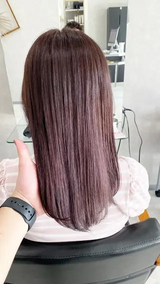 セミロング カラー ⭐️ショート⭐️美髪 矯正⭐️水口陸のヘアスタイル