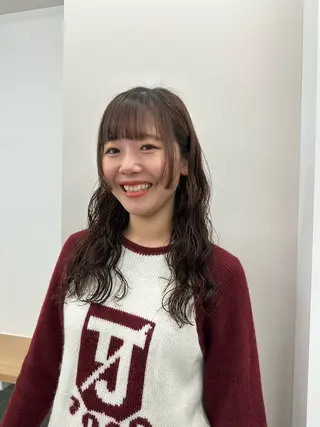 ロング カラー パーマ キッズ オトナヘア🌸 harukaのヘアスタイル