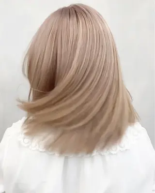 ミディアム カラー ハイトーン特化サロン 代表 中谷蓮のヘアスタイル