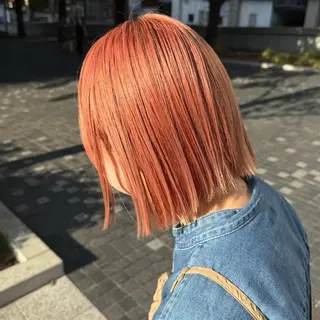 ショート カラー 暖色/透明感カラー /nanami🌼のヘアスタイル