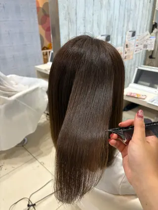 ミディアム カラー 🌻髪質改善カラー 🌻Yunaのヘアスタイル