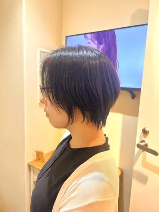 ショート ショート/ボブ/ 艶カラー/ヒナタ🌻のヘアスタイル