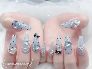 ネイル Momoa nail salon所属・MoMoA Nail ネイル長さ出し専門店のネイルデザイン