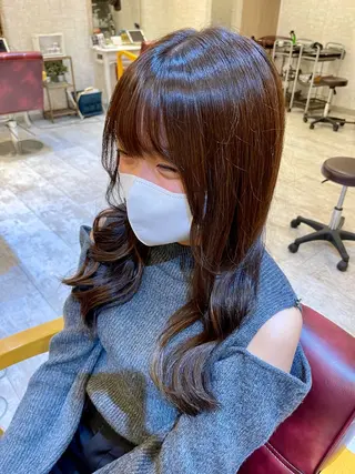 ロング カラー 🍭透明感カラー 志賀拓海🍬🌈のヘアスタイル