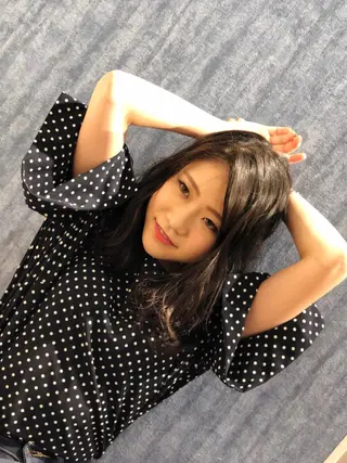 セミロング 大場 優のヘアスタイル