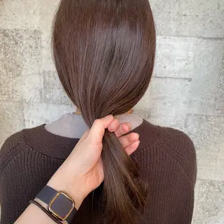 セミロング カラー 村上 遥香 店長スタイリストのヘアスタイル