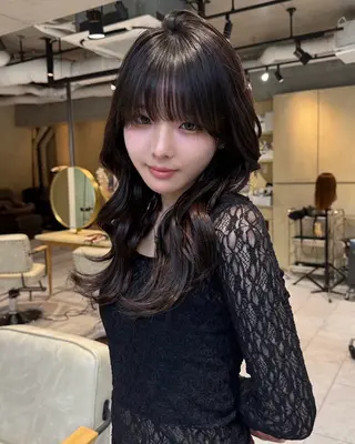 セミロング 縮毛矯正/艶カラー Gaiのヘアスタイル